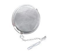 Infusore per tè in Acciaio, colino da tè, Palla da tè 5 cm / 7 cm / 9 cm, Filtro per tè colino tè Isolato con Catena per Tazze e barattoli da tè Sfuso, infuso A The