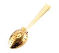 Infusore per tè in acciaio inox, con manico lungo, per tè sfuso, diffusore in rete metallica, resistente per la produzione di tè in casa, accessorio da viaggio per gli amanti del tè