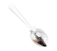 Infusore per tè in acciaio inox, cucchiaio a scatto in acciaio inox, infusore per foglie di tè, fori sottili, filtro a intervalli per caffè e tè, per gli amanti del tè, colino a sfera in acciaio