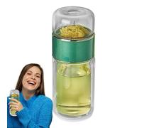 Infusore per tè in - Bottiglia da viaggio da 280 ml | isolata a doppio strato | Contenitore con infusore per bere tè a fiori allentati portatile per la casa | Preparazione calda o fredda