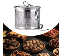 Infusore per Tè in Foglie Sfuse con Cestello per Spezie a Catena, in Acciaio