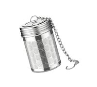 Infusore per tè in rete acciaio inossidabile, Colino da tè riutilizzabile con gancio a catena per teiera e tazza Colino per birra Infusore Filtro a rete Miscela fiori Cesto per birra