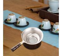 Infusore per tè in titanio, utensile leggero per la cerimonia del tè, filtro