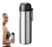 Infusore per tè, infusore per tè a vena sciolta, bottiglie di tazza da tè, bicchiere da tè portatile, bottiglia da tè, 7,2 x 24 cm, infusore in acciaio inox, alternativa alla teiera
