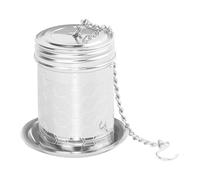 Infusore per tè sfuso - Diffusore per tè in acciaio 304, maglia ultra fine con catena a gancio, infusore per tè sfuso, diffusore per zuppe, salse, brodi, stufati, tè sfusi