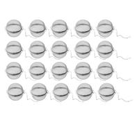 Infusore Per Tisane 6-20 pezzi in acciaio inox infusore for tè filtro a sfera for spezie a rete accessori(20pcs)