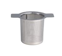 Infusore riutilizzabile in acciaio inox a rete per foglie di tè filtro setaccio per bustine di tè con coperchio bicchieri bello e attraente