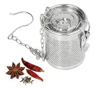 Infusore Tè Rete, Infusore Cucina Acciaio Inossidabile, Colino Condimenti Spezie, Con Gancio Catena per Condimenti Tè Foglie Sfuse, Spezie, Preparazione del cibo in cucina(0,3L)