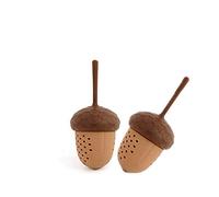 Infusore tè Silicone Creativo con Filtro Ghianda, set da 2 Pezzi delle Migliori Forniture in Ufficio e in Cucina