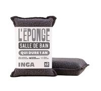 INGA - 2 X Spugne Riutilizzabili Lavabili - Speciali per Superfici, Doppia Assorbenza - 2 Lati per Assorbire e Asciugare - Fatto in Europa - Spugna Lavabile che Dura 1 Anno