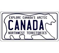 INGA Explore Canada Arctic Photo Targa 15x30,5 cm