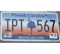 INGA New Sign South Carolina 2013 Palmetto travel2sc Com Targa ipt 567 6x12 Pollici Targa Targa