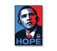 Inga Obama Hope Poster in metallo 20,3 x 30,5 cm