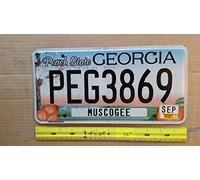 INGA Targa Georgia Peach St8 Muscogee County GR8 Graphix! Peg 3869 Peggy Targa Targa 15,2 x 30,5 cm