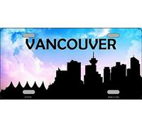 INGA Targa per Targa Vancouver Silhouette, 15,2 x 30,5 cm