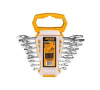 INGCO Assortimento di 8 Chiavi a Forchetta Doppia