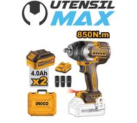 INGCO AVVITATORE A IMPULSI A BATTERIA 20V - 1/2" - 850N.m - MOTORE BRUSHLESS