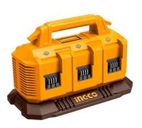 Caricabatterie Portatile 20V 4AH 6 Porte Ricarica Rapida Sicura Elettroutensili