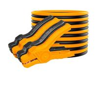 Ingco - Cavo di Rinforzo 600 AMP, Dimensioni del Morsetto: 18 x 10 cm, Alluminio Rivestito in Rame, Diametro 10 mm, Lunghezza 3 m, Modello: HBTCP6008