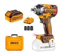 Ingco CHIAVE IMPATTO 500 Nm 20 V Non include caricabatterie e batteria
