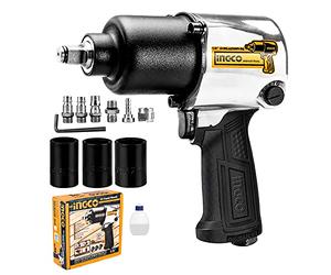Ingco Chiave pneumatica AIW12562, con 3 chiavi a bussola