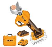 Ingco Cssli203083 Forbice a Batteria da Potatura 20 V 2 ah Brushless 0-30 mm Completa Cesoia da Pota