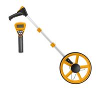 Ingco Hdmw23 Rotella Metrica Digitale Odometro Stradale Professionale Misuratore Ad Anello Ruota Fino A 99999 Mt Con Borsa