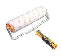 Ingco Hrht093051 Rullo per pittura in microfibra 305 mm con manico professionale Impugnatura Soft Grip Manicotto Extra Large