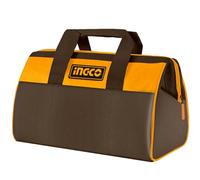 INGCO HTBG28131 - Borsa per attrezzi da 30 cm con bocca larga, impermeabile, multiuso per edilizia, carpenteria, giardinaggio, elettricista, casa fai da te (13 pollici)