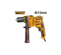 INGCO ID71182E Trapano Avvitatore a Percussione 710W Mandrino Autoserrante 13mm