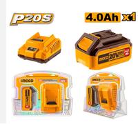 Batteria INGCO a litio 20V - 4Ah + CaricaBatterie per Elettroutensili INGCO 20V