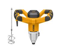 Ingco Miscelatore MX214008 1400W M14 per malta colla pittura 2 fruste 12/16 cm garanzia 2 anni