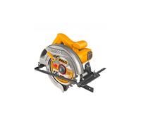 INGCO Sega circolare, 1400 W | 4800 rpm, profondità di taglio regolabile/sega a filo con lama da 185 mm per decorazione domestica o lavorazione del legno