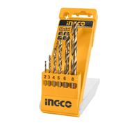 INGCO Set 6 Punte Trapano Per Metallo