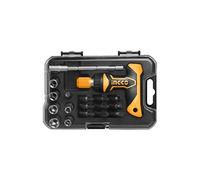 INGCO Set Cacciavite 18 Pezzi Con Impugnatura a T e a Cricchetto