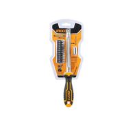 INGCO Set Cacciavite Flessibile Con Inserti e Adattatore da 12 pezzi