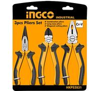 Set 3 Pinze Tronchese Pinza Penza becco Full metal impugnatura ergonomica INGCO