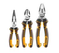 Set 3 Pinze Tronchese Pinza Penza becco Full metal impugnatura ergonomica INGCO