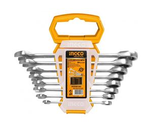 INGCO Set di 8 Chiavi Combinate a Cricchetto