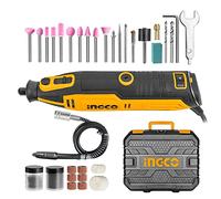 INGCO Smerigliatrice Multifunzione a Stelo 130W + 52 accessori