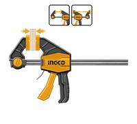 Ingco Strettoio a sgancio rapido Morsetto Manuale Reversibile 80mm Barra acciaio