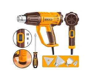 INGCO - Termosoffiatore Professionale HG200047 | 2000W | 3 Velocità | 50-570°C |