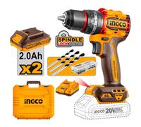 TRAPANO A PERCUSSIONE 66 NM 20V COMPACT BRUSHLESS CON 2 BATTERIE - INGCO CIDLI20