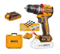 TRAPANO A PERCUSSIONE 55 NM 20V COMPACT BRUSHLESS CON 2 BATTERIE - INGCO CIDLI20