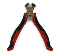 INGDAUM® Mini pinze - Tronchese frontale, tenaglia, pinza a becchi dritti e curvi, tronchese laterale, pinza piatta lunga - Acciaio al carbonio forgiato (Tronchesi a punta lucidate)