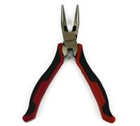 INGDAUM® Mini pinze - Tronchese frontale, tenaglia, pinza a becchi dritti e curvi, tronchese laterale, pinza piatta lunga - Acciaio al carbonio forgiato (Pinze a becchi lunghi lucide)