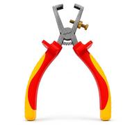 ingdaum® Pinza VDE per Elettricisti Spelafili 6" | Isolata 1000 V, Testata VDE, Certificata GS secondo DIN EN IEC 60900, Acciaio Cromo Vanadio