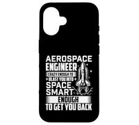 Ingegnere aerospaziale - Ingegneria aerospaziale Scienza missilistica Custodia per iPhone 16