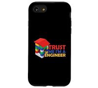 Ingegnere Bambini Bambini Giocattolo Build Builder Big Building Blocks Custodia per iPhone SE (2020) / 7/8