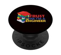 Ingegnere Bambini Bambini Giocattolo Build Builder Big Building Blocks PopSockets PopGrip Adesivo